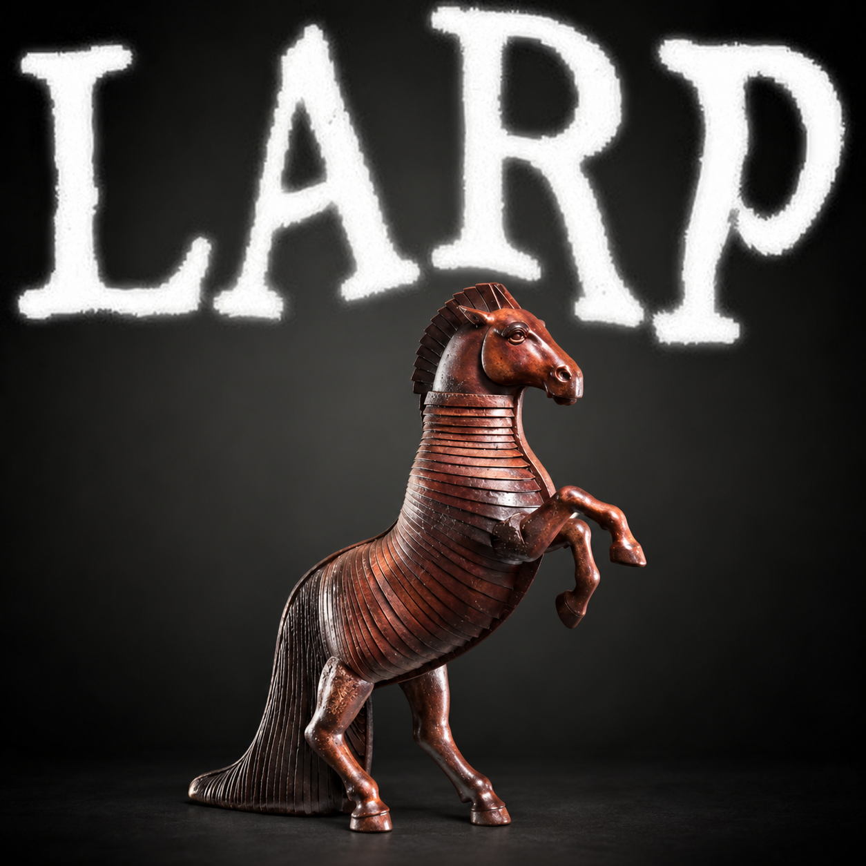 The Trojan Horse under the word LARP